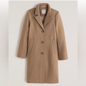 Abercrombie Wood-Blend Dad Coat